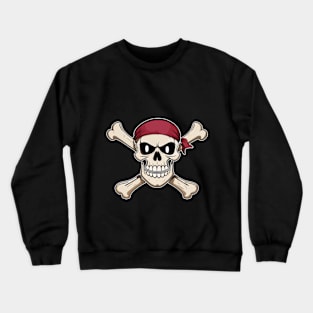 Pirate Adventure - Pirate and Pirate Flag Crewneck Sweatshirt